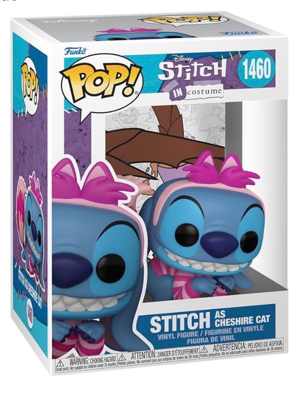 NWT Funko Pop! Stitch as Cheshire Cat 1460 Costume Disney Cosplay Lilo Alice